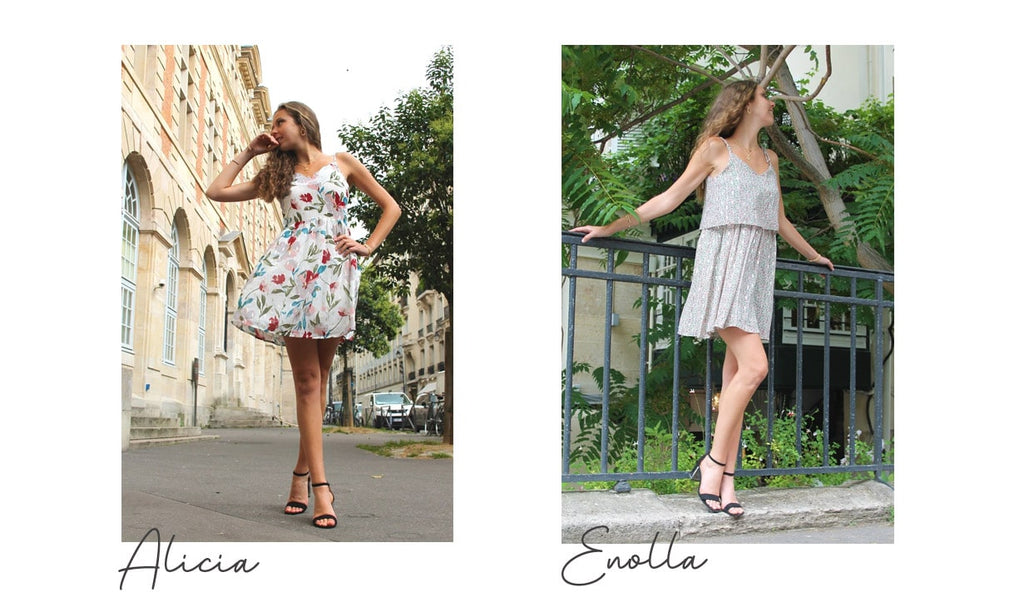 Absolème tendance mode motif fleuri