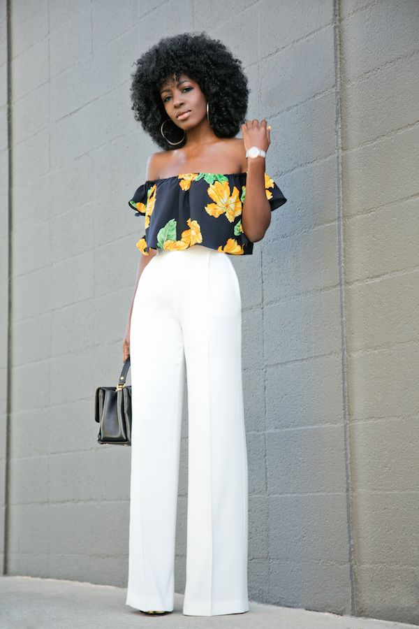 Absolème idée look pantalon palazzo