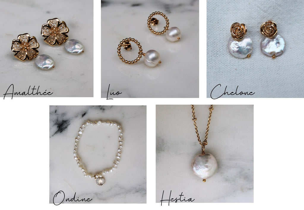 Absolème collection bijoux Naïade perle eau douce