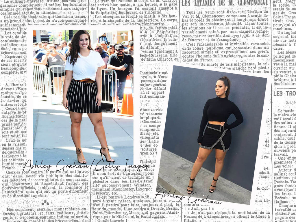 Absolème Ashley Graham mini jupe