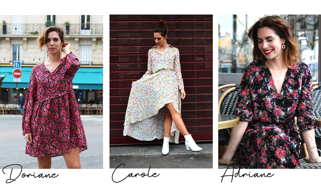 Absolème tendance mode printemps imprimé fleuri