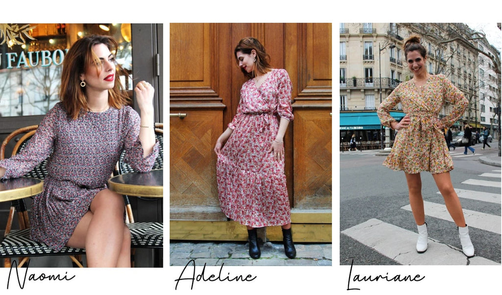 Absolème tendance mode printemps imprimé fleuri