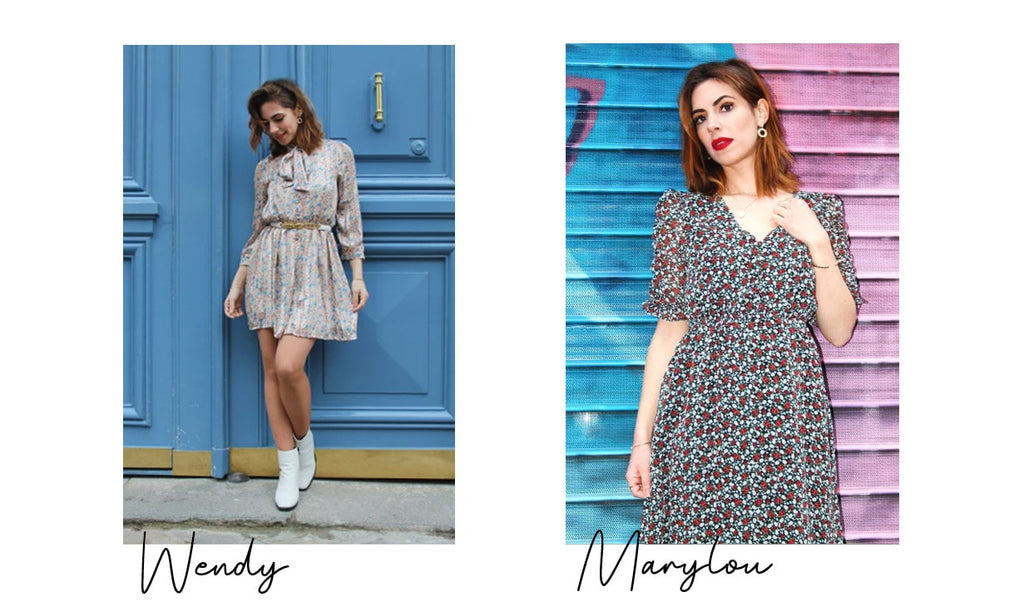 Absolème tendance mode printemps imprimé fleuri