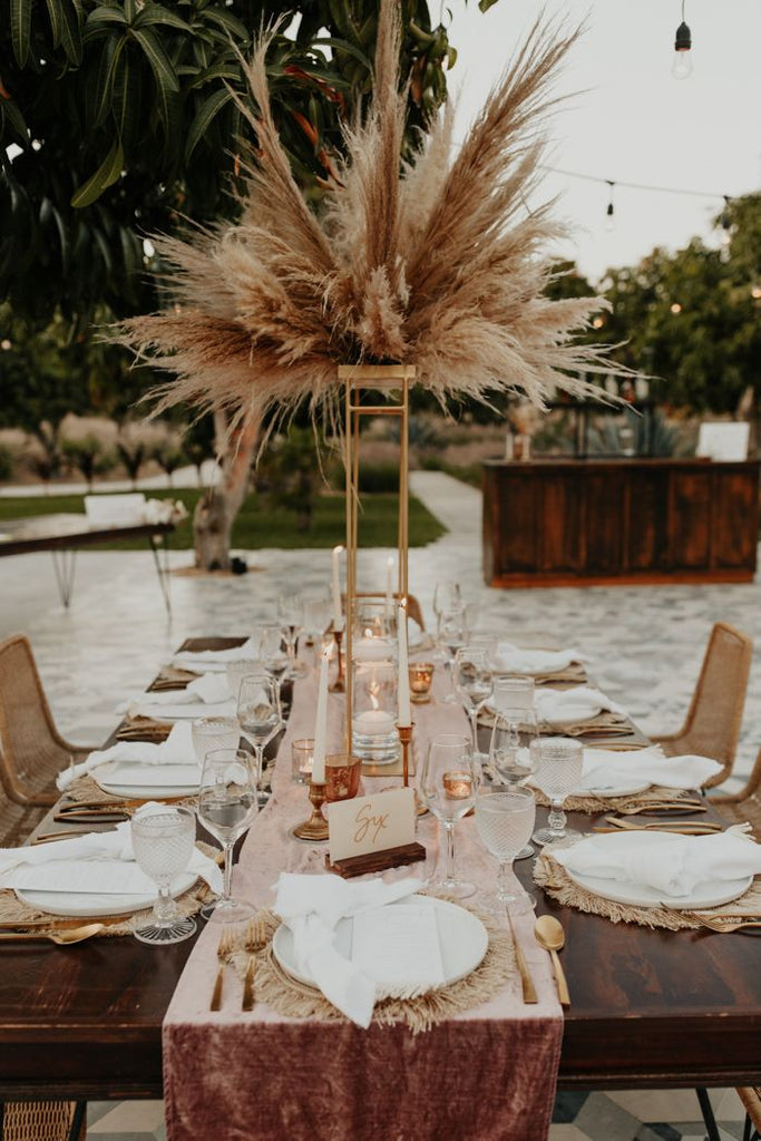 Absolème idée centre de table boho chic