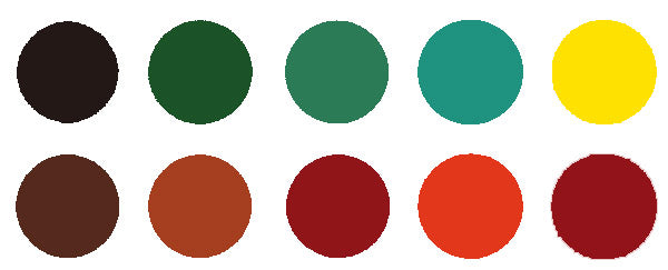 Absolème colorimétrie teint automne