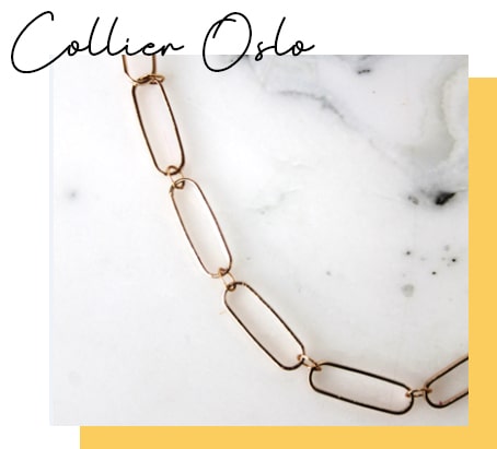 Absolème bijoux dorés look d'été collier tendance