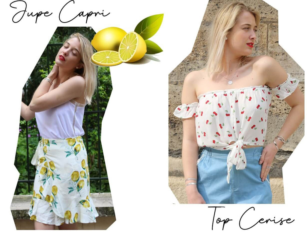 Absolème les looks de l'été à ne pas manquer - imprimé fruit citron cerise