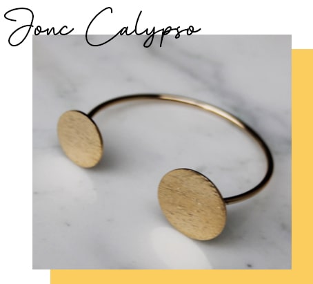 Absolème bracelet doré tendance pour l'été