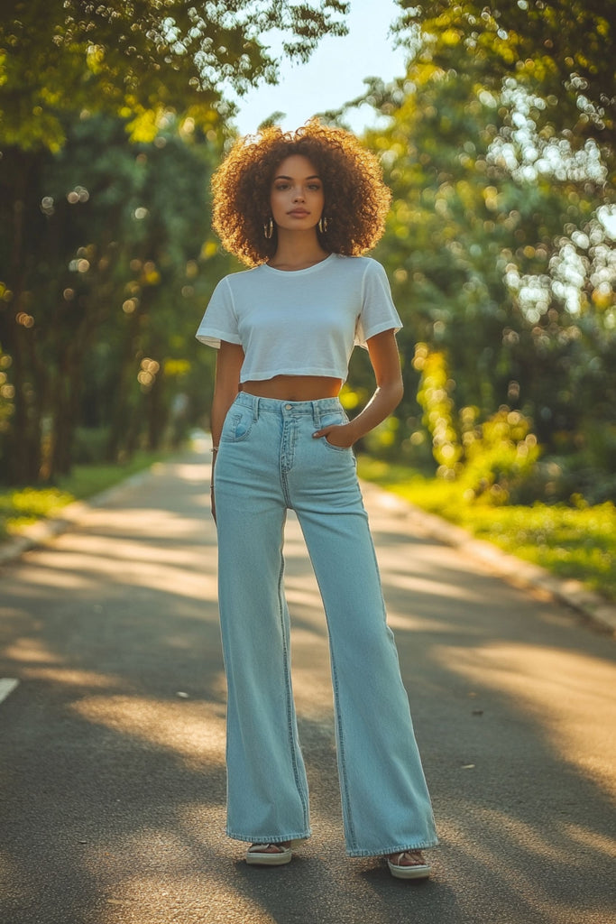 Porter le jean wide leg