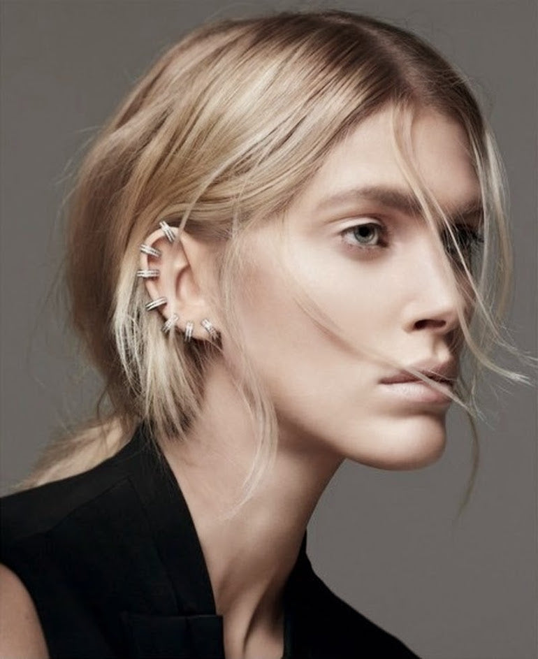 Absolème tendance bijoux mini créoles punk minimaliste