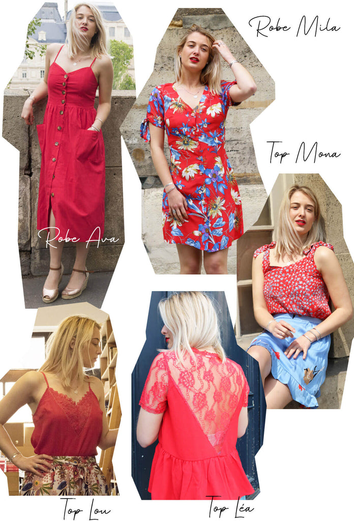 Absolème les looks de l'été à ne pas manquer - couleur rouge