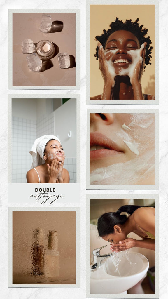 Routine beauté double nettoyage