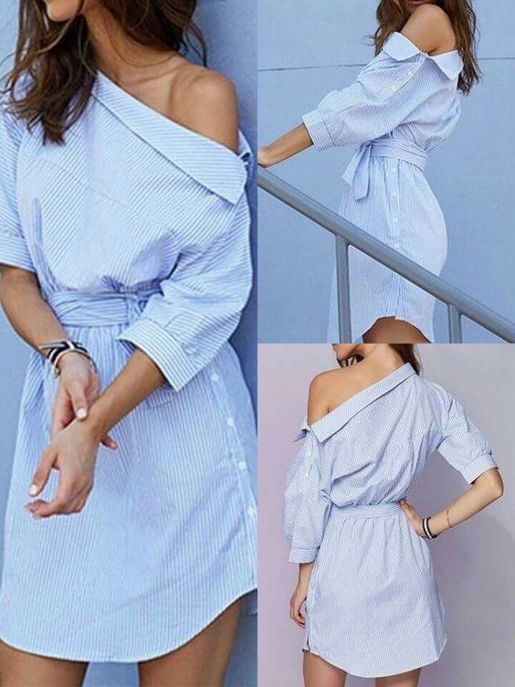 Absolème chemise d'homme façon robe